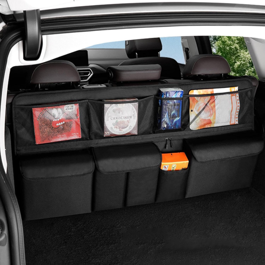 Mesh Hanging Storage Bag - Multi-Functional Organizer for Car/SUV Seat Back
